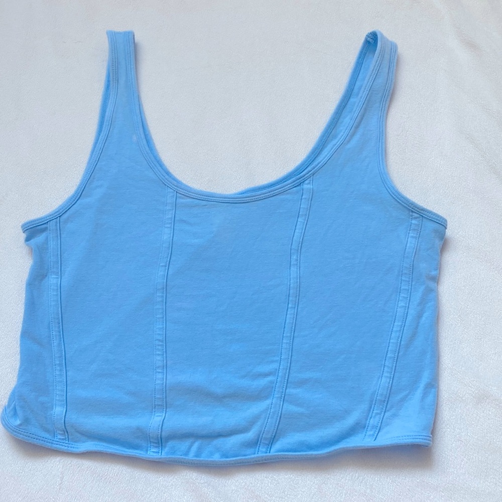 Pacsun Light blue Crop top